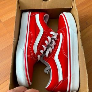 Old Skool Red Vans